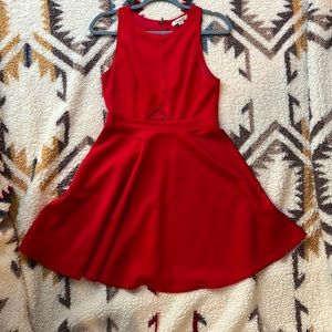 Red dress, Francesca’s size medium